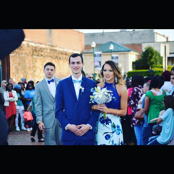 Royal blue prom dress - Picture 7 of 7